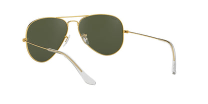 Lentes De Sol Ray-Ban RB3025 Aviator Large Metal Verde/Dorado