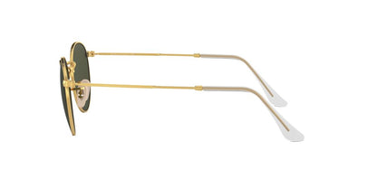 Lentes De Sol Ray-Ban RB3447 Round Metal Verde/Dorado