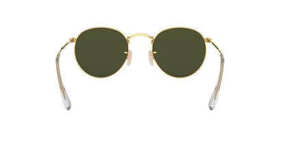 Lentes De Sol Ray-Ban RB3447 Round Metal Verde/Dorado