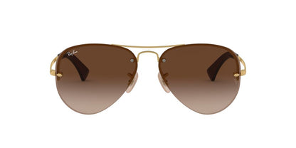 Lentes De Sol Ray-Ban RB3449 Café/Dorado
