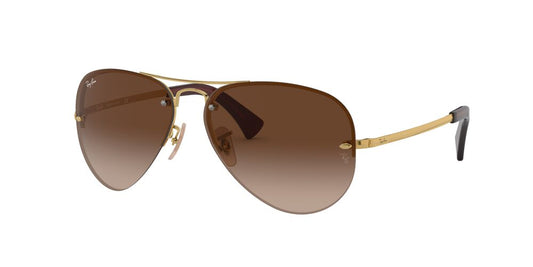 Lentes De Sol Ray-Ban RB3449 Café/Dorado