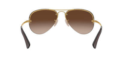 Lentes De Sol Ray-Ban RB3449 Café/Dorado