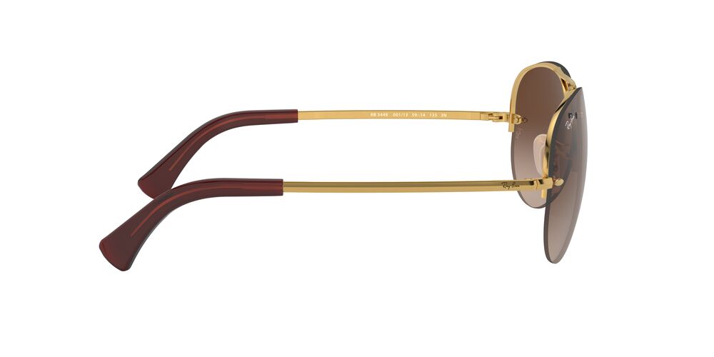 Lentes De Sol Ray-Ban RB3449 Café/Dorado
