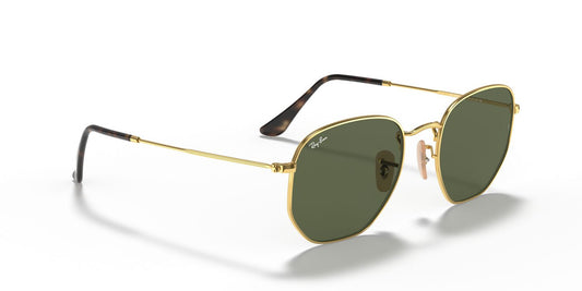 Lentes De Sol Ray-Ban RB3548N Hexagonal Verde/Dorado