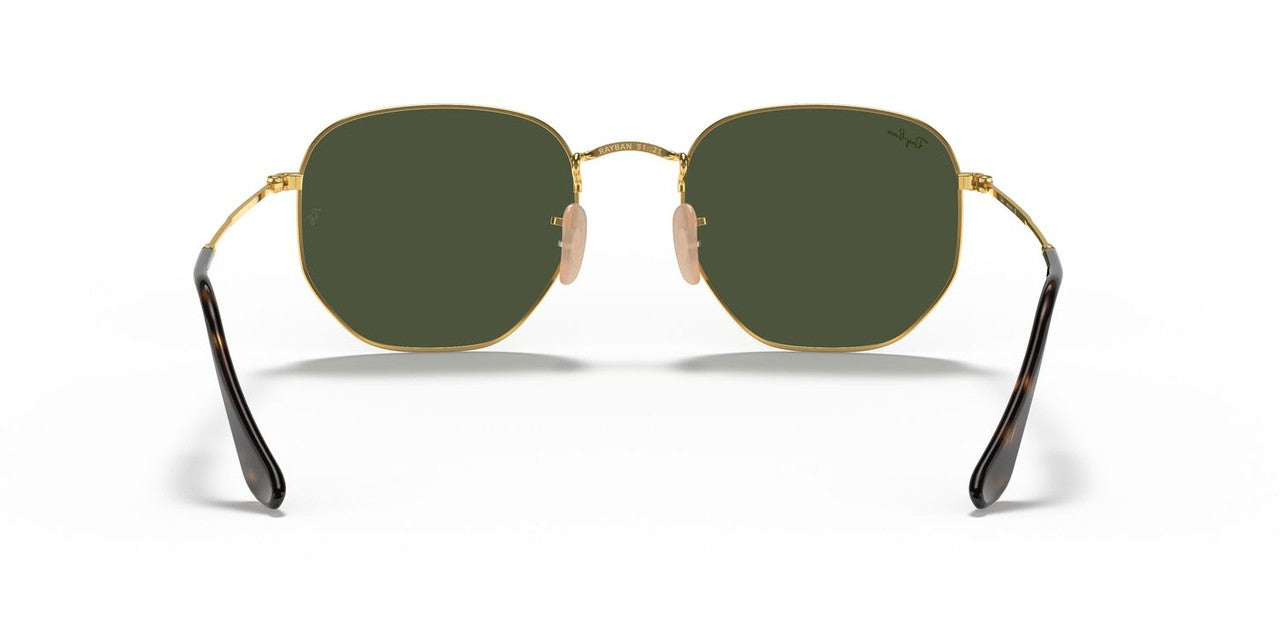Lentes De Sol Ray-Ban RB3548N Hexagonal Verde/Dorado