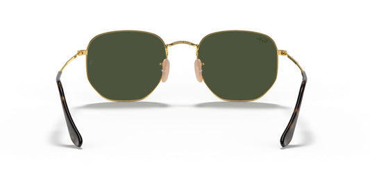 Lentes De Sol Ray-Ban RB3548N Hexagonal Verde/Dorado