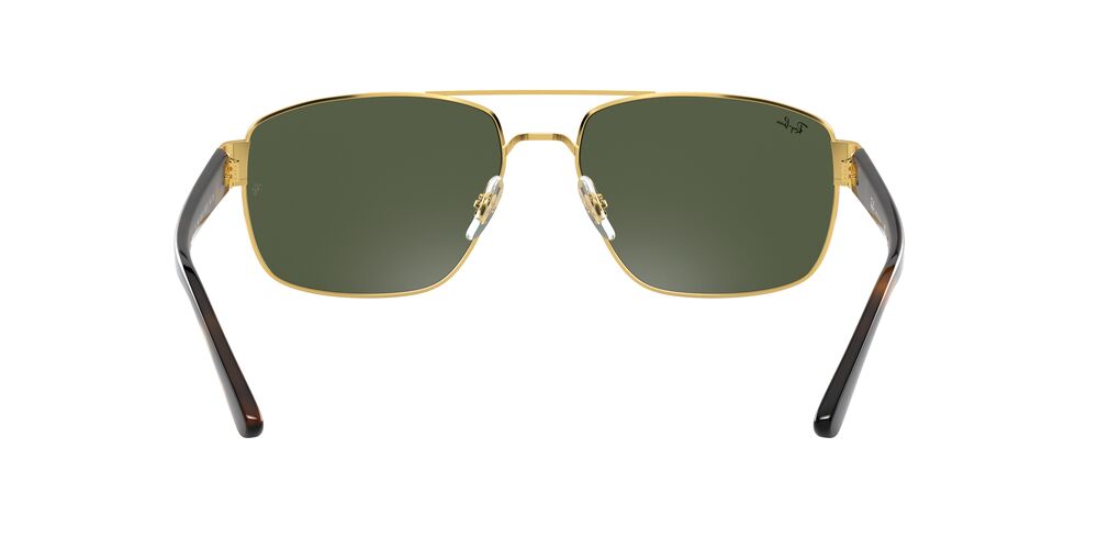 Lentes De Sol Ray-Ban RB3663 Verde/Dorado