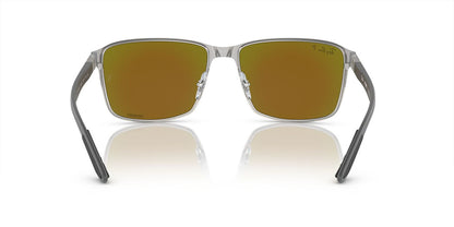Lentes De Sol Ray-Ban 0RB3721CH Azul/Negro