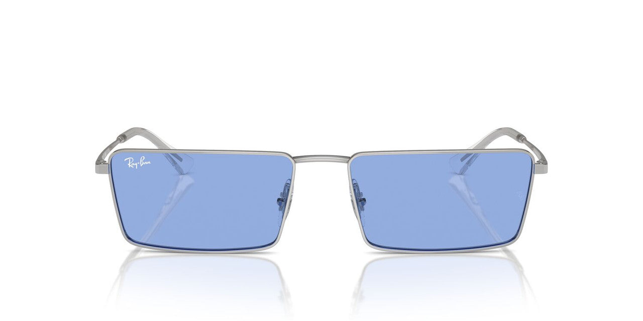 Lentes De Sol Ray-Ban RB3741 Emy Azul/Plateado