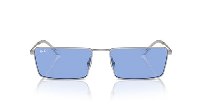 Lentes De Sol Ray-Ban RB3741 Emy Azul/Plateado