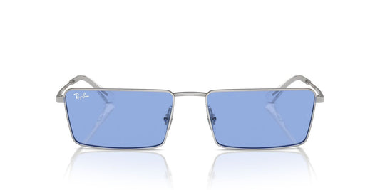 Lentes De Sol Ray-Ban RB3741 Emy Azul/Plateado