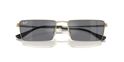 Lentes De Sol Ray-Ban RB3741 Emy Gris/Dorado