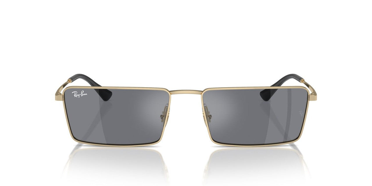 Lentes De Sol Ray-Ban RB3741 Emy Gris/Dorado