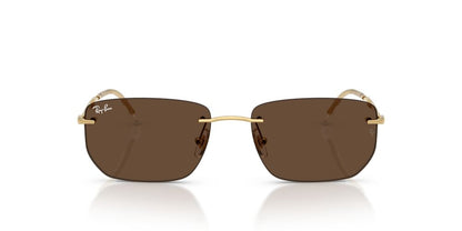 Lentes De Sol Ray-Ban RB3768 Café/Dorado