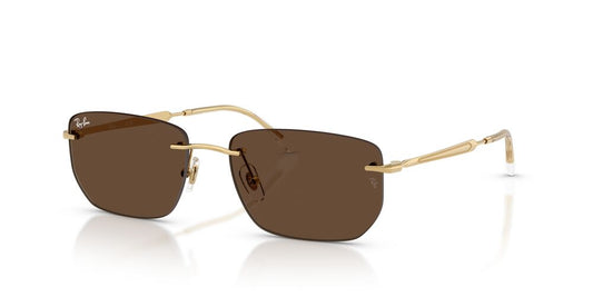 Lentes De Sol Ray-Ban RB3768 Café/Dorado