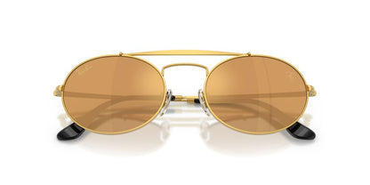 Lentes De Sol Ray-Ban RB3775M Café/Dorado