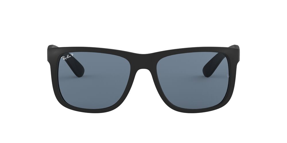 Lentes De Sol Ray-Ban RB4165 Justin Azul/Negro