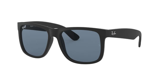 Lentes De Sol Ray-Ban RB4165 Justin Azul/Negro
