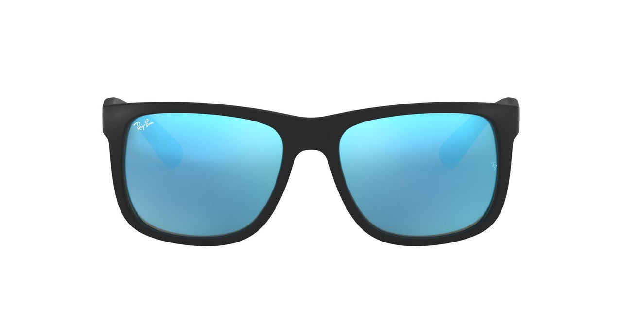 Lentes De Sol Ray-Ban RB4165 Justin Azul/Negro