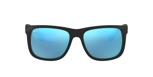 Lentes De Sol Ray-Ban RB4165 Justin Azul/Negro