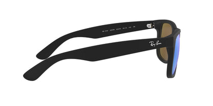 Lentes De Sol Ray-Ban RB4165 Justin Azul/Negro