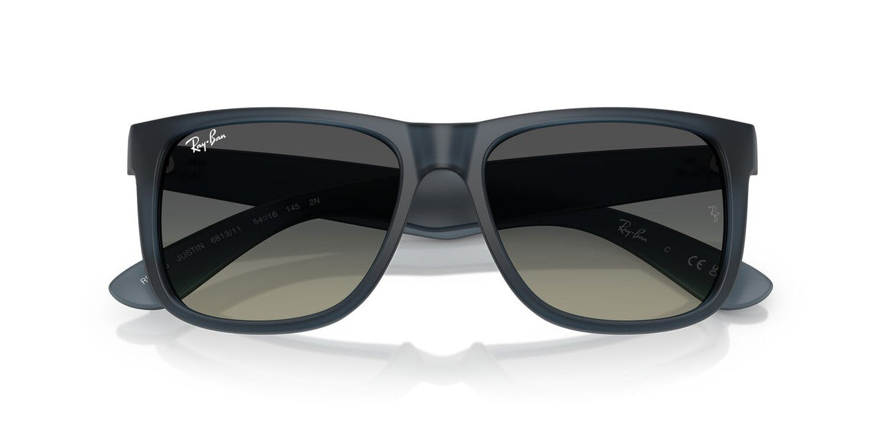 Lentes De Sol Ray-Ban RB4165 Justin Gris/Azul