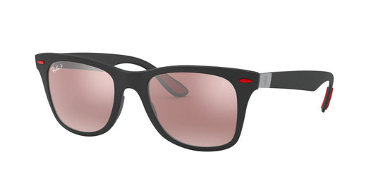 Lentes De Sol Ray-Ban RB4195M Ferrari Violeta/Negro