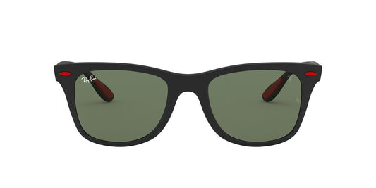 Lentes De Sol Ray-Ban RB4195M Ferrari Verde/Negro