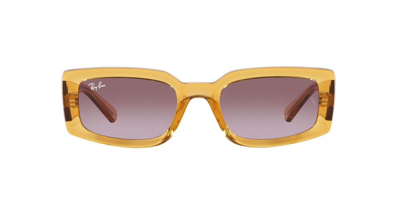 Lentes De Sol Ray-Ban RB4395 Kiliane Violeta/Amarillo
