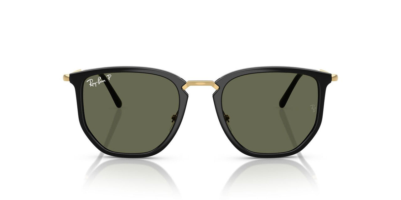 Lentes De Sol Ray-Ban RB4451 Black Polar Green Verde/Negro