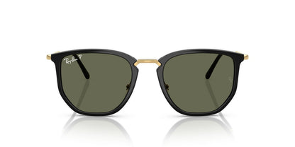 Lentes De Sol Ray-Ban RB4451 Black Polar Green Verde/Negro