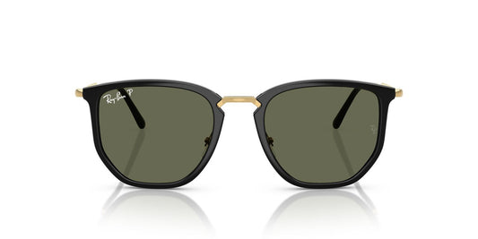 Lentes De Sol Ray-Ban RB4451 Black Polar Green Verde/Negro