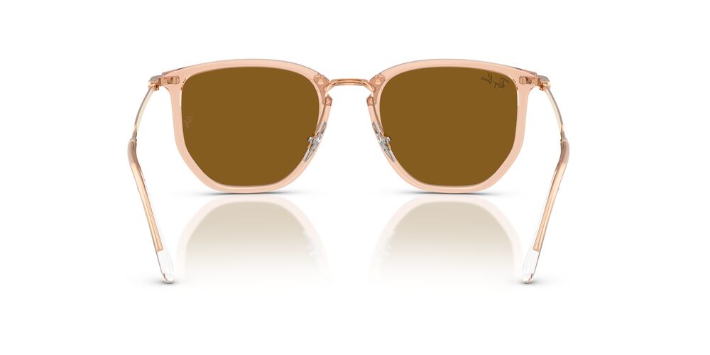 Lentes De Sol Ray-Ban RB4451 Transparent Beige Brown Café/Café