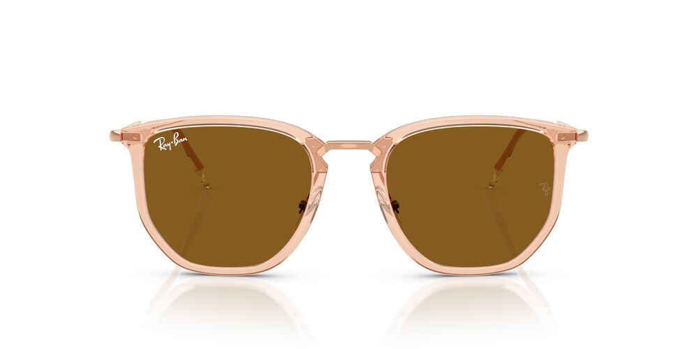 Lentes De Sol Ray-Ban RB4451 Transparent Beige Brown Café/Café
