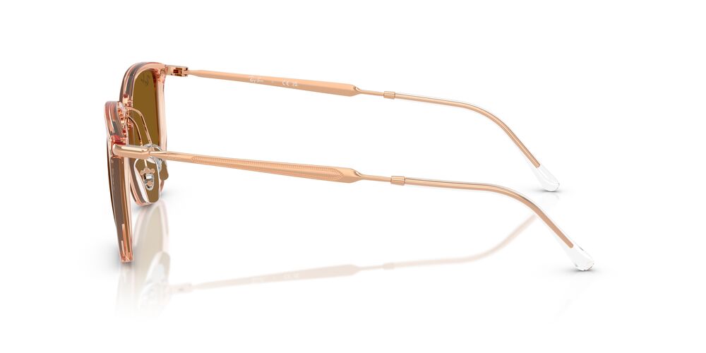 Lentes De Sol Ray-Ban RB4451 Transparent Beige Brown Café/Café