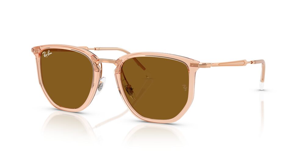 Lentes De Sol Ray-Ban RB4451 Transparent Beige Brown Café/Café