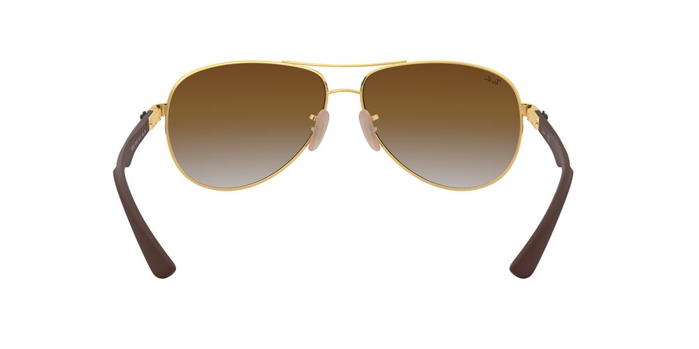 Lentes De Sol Ray-Ban RB8313 Café/Dorado