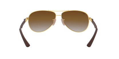 Lentes De Sol Ray-Ban RB8313 Café/Dorado