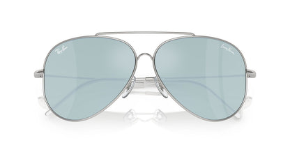 Lentes De Sol Ray-Ban RBR0101S Aviator Reverse Verde/Plateado