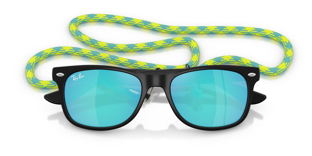 Lentes De Sol Ray-Ban RJ9052S Junior New Wayfarer Verde/Negro