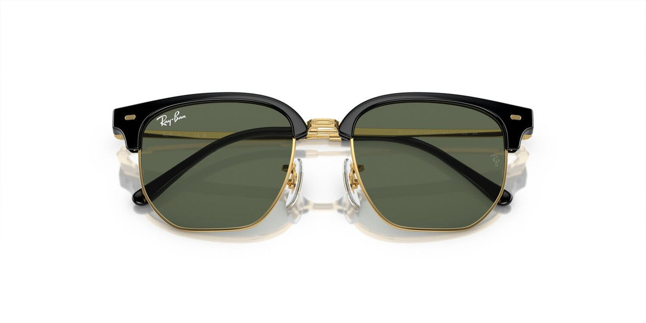 Lentes De Sol Ray-Ban 0RJ9116S Junior New Clubmaster Verde/Negro