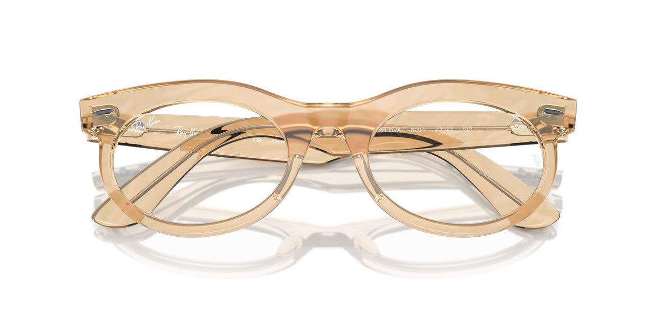 Lentes Oftálmicos Ray-Ban RX2242V Wayfarer Oval Café