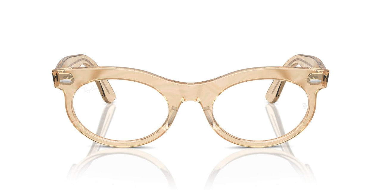 Lentes Oftálmicos Ray-Ban RX2242V Wayfarer Oval Café