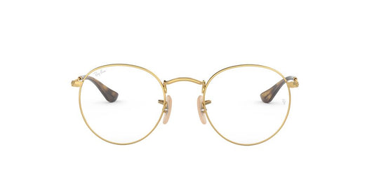Lentes Oftálmicos Ray-Ban RX3447V Round Metal Dorado
