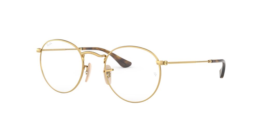 Lentes Oftálmicos Ray-Ban RX3447V Round Metal Dorado