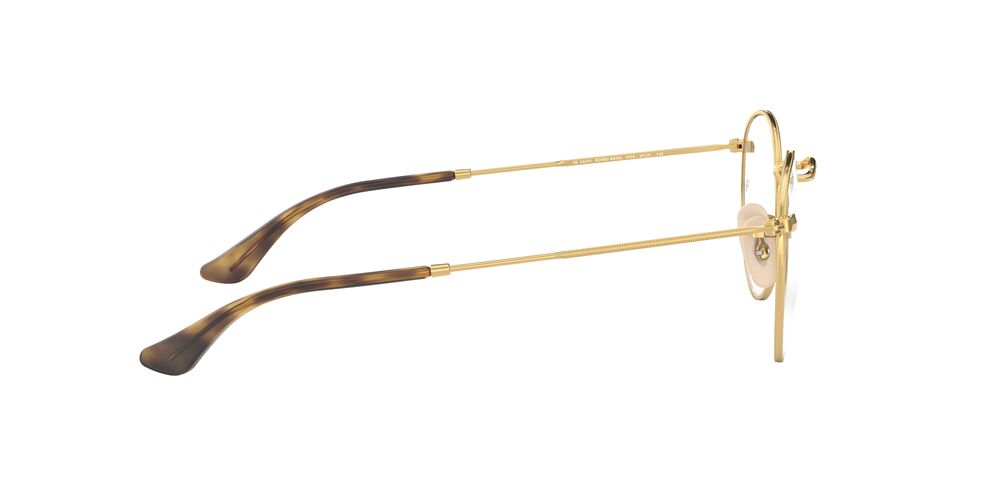 Lentes Oftálmicos Ray-Ban RX3447V Round Metal Dorado