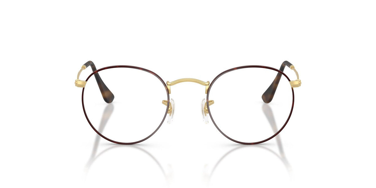 Lentes Oftálmicos Ray-Ban RX3447V Round Metal Havana