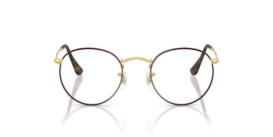Lentes Oftálmicos Ray-Ban RX3447V Round Metal Havana