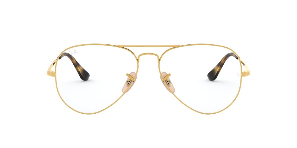 Lentes Oftálmicos Ray-Ban RX6489 Aviator Dorado