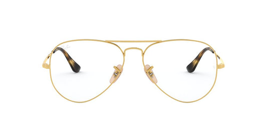 Lentes Oftálmicos Ray-Ban RX6489 Aviator Dorado